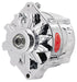 Powermaster Performance 17297 Smooth Look™ Alternator; 12si; 100 Amp; 75 Idle; 1V Pulley; Chrome; - Truck Part Superstore
