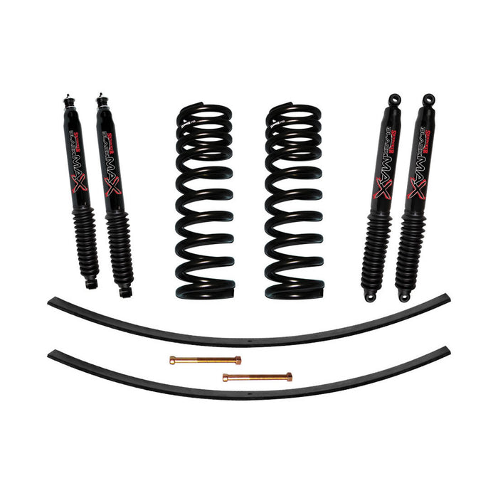 Skyjacker 172BK-B Bronco Suspension Lift Kit 78-79 Ford Bronco w/Shock Black MAX Shocks 1.5-2 Inch Lift Incl. Front Coil Springs Rear Add-A-Leafs Skyjacker - Truck Part Superstore