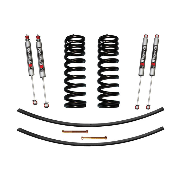 Skyjacker 172BK-M Bronco Suspension Lift Kit 78-79 Ford Bronco w/Shock M95 Performance Shocks 1.5-2 Inch Lift Incl. Front Coil Springs Rear Add-A-Leafs Skyjacker - Truck Part Superstore