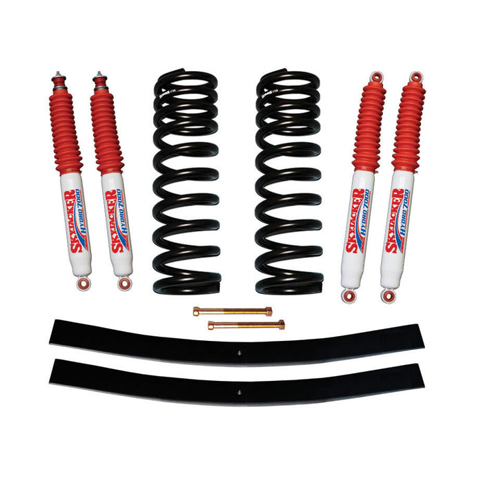 Skyjacker 172EBK-H Bronco Suspension Lift Kit 75-77 Ford Bronco w/Shock 1.5-2 Inch Lift Incl. Front Coil Springs Rear Add-A-Leafs Skyjacker - Truck Part Superstore