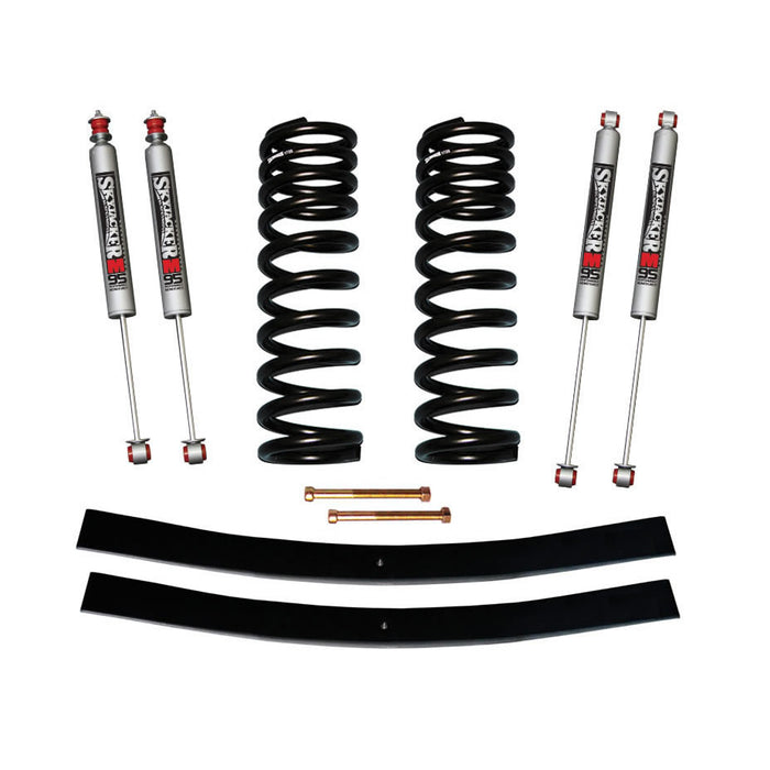 Skyjacker 172EPK-M F-100 Suspension Lift Kit 70-72 Ford F-100 w/Shock M95 Performance Shocks 1.5-2 Inch Lift Incl. Front Coil Springs Rear Add-A-Leafs Skyjacker - Truck Part Superstore