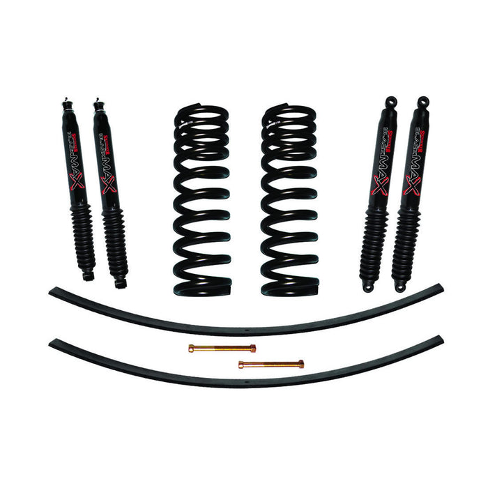 Skyjacker 172PK-B F-100/F-150 Suspension Lift Kit 73-75 Ford F-100 77-79 F-150 w/Shock Black MAX Shocks 1.5-2 Inch Lift Incl. Front Coil Springs Rear Add-A-Leafs Skyjacker - Truck Part Superstore