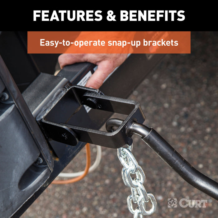 CURT 17302 CURT 17302 Long Trunnion Bar Weight Distribution Hitch; Up to 10K; 2-Inch Shank - Truck Part Superstore