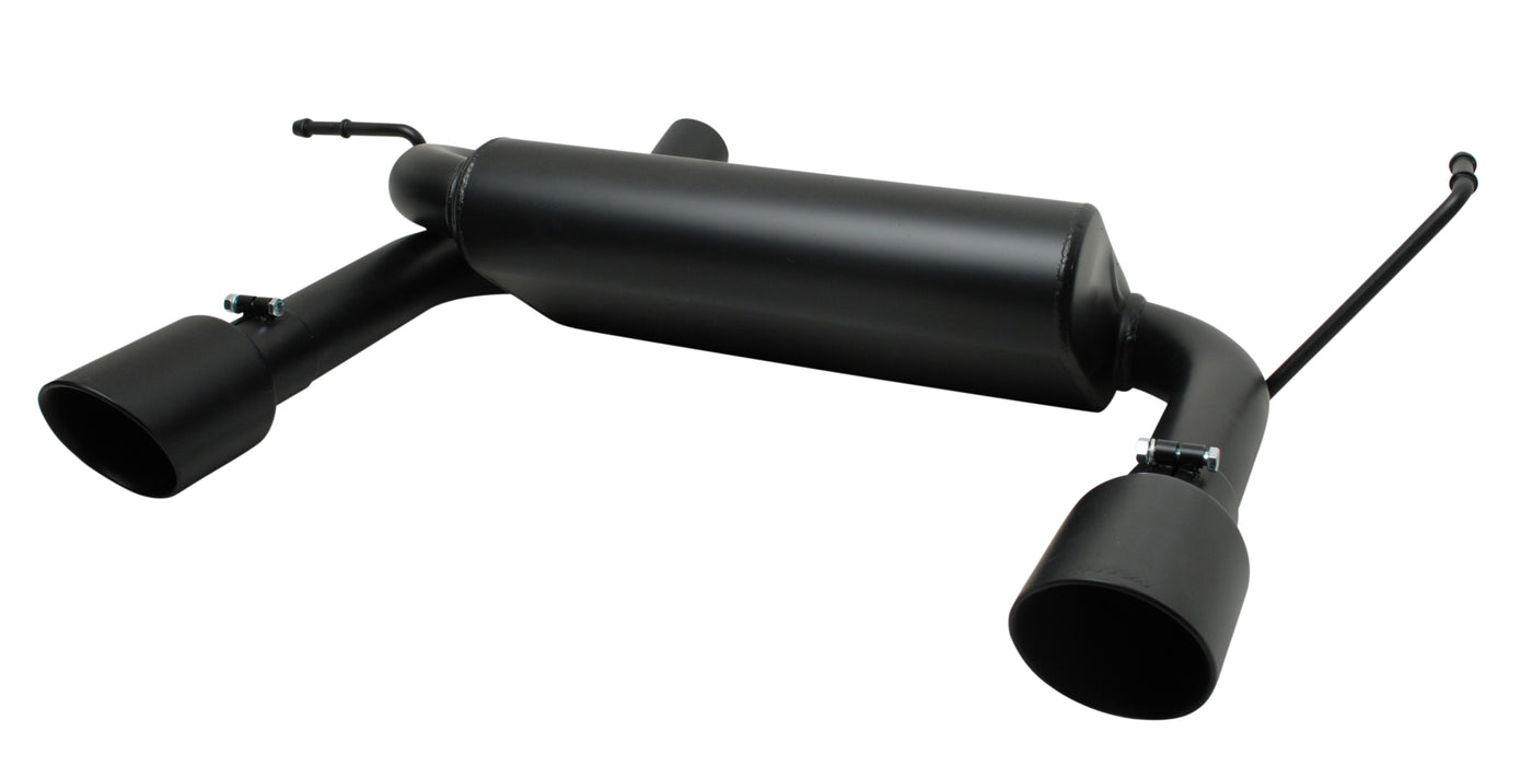 Gibson Performance Exhaust 17303-B Black Elite Cat-Back Dual Split Exhaust System; Black Ceramic - Truck Part Superstore