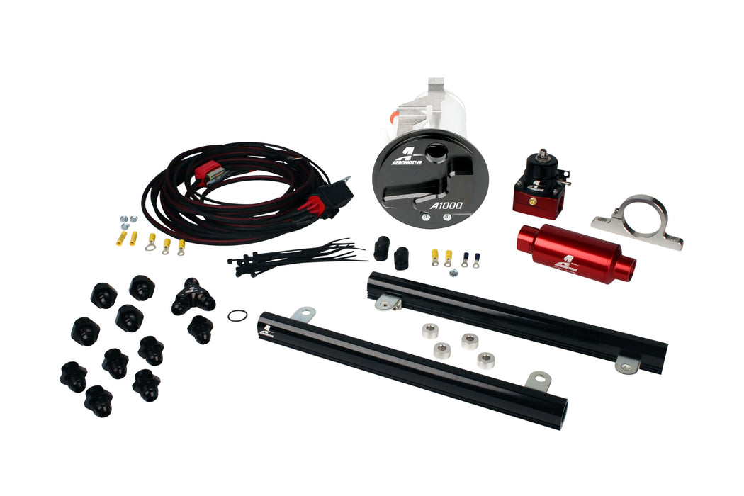 Aeromotive Fuel System 17306 05-09 Mustang GT Stealth A1000 Race Fuel System with 5.4L CJ Fuel Rails - Truck Part Superstore