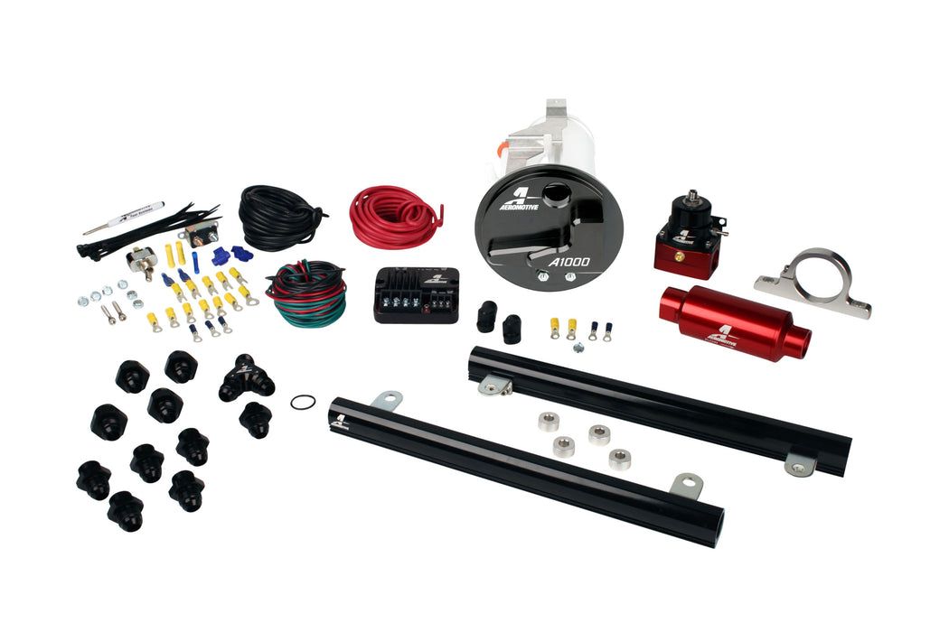Aeromotive Fuel System 17307 05-09 Mustang GT Stealth A1000 Street Fuel System with 5.4L CJ Fuel Rails - Truck Part Superstore