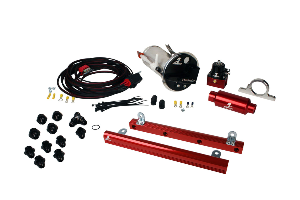 Aeromotive Fuel System 17328 05-09 Mustang GT Stealth Eliminator Racing System with 5.4L 4-V Fuel Rails - Truck Part Superstore