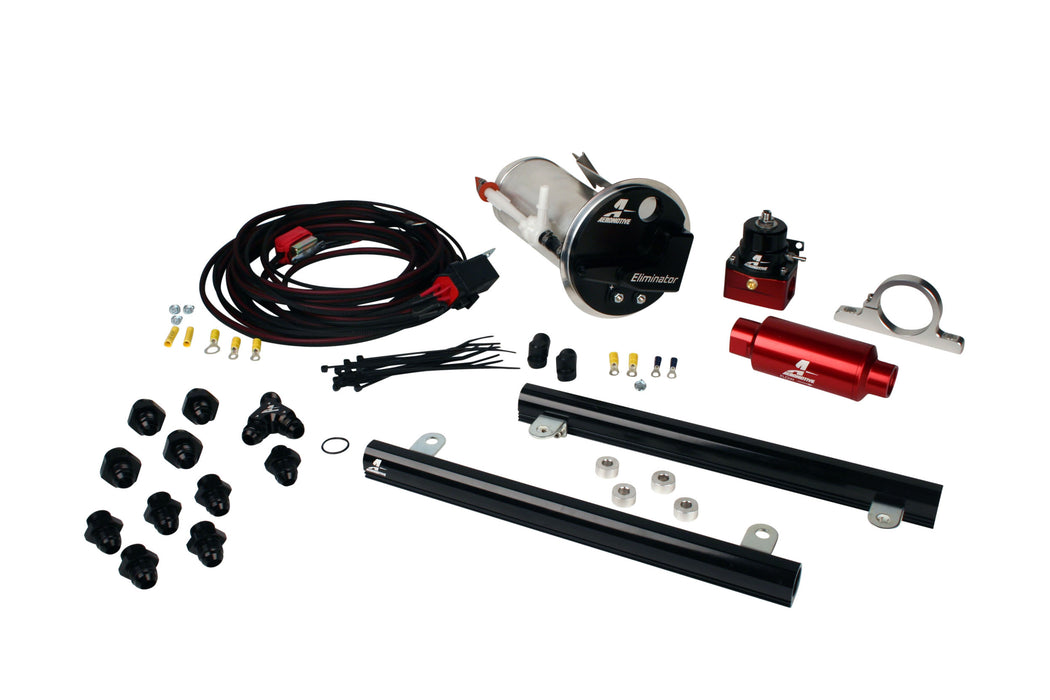Aeromotive Fuel System 17330 05-09 Mustang GT Stealth Eliminator Race System with 5.4L CJ Fuel Rails - Truck Part Superstore