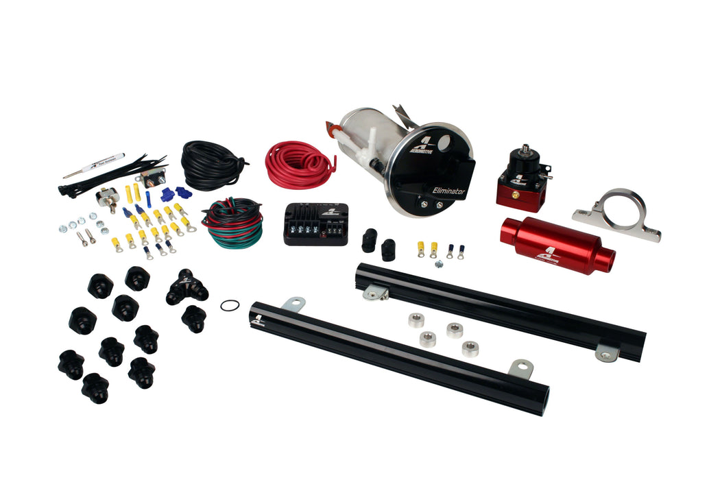 Aeromotive Fuel System 17331 05-09 Mustang GT Stealth Eliminator Street System with 5.4L CJ Fuel Rails - Truck Part Superstore