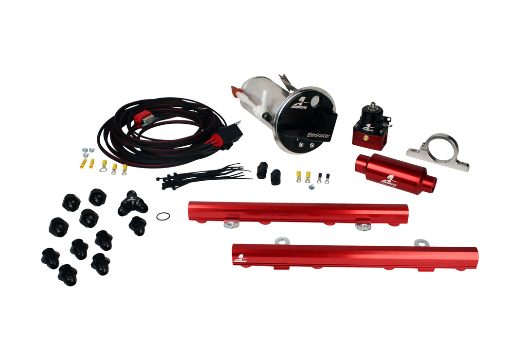 Aeromotive Fuel System 17332 05-09 Mustang GT Stealth Eliminator Race System with 5.0L 4-V Fuel Rails - Truck Part Superstore