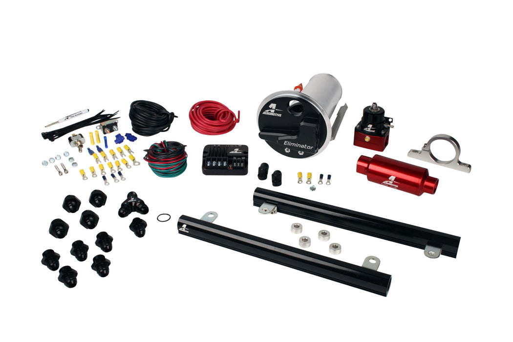 Aeromotive Fuel System 17339 07-12 Shelby GT500 Stealth Eliminator Street System with 5.4L CJ Fuel Rails - Truck Part Superstore