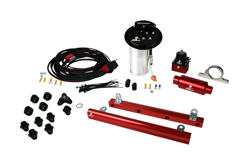 Aeromotive Fuel System 17344 10-17 Mustang GT Stealth Eliminator Racing System with 5.4L 4-V Fuel Rails - Truck Part Superstore