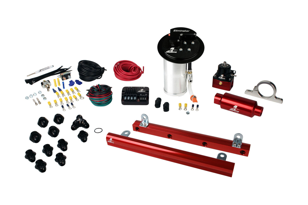 Aeromotive Fuel System 17345 10-17 Mustang GT Stealth Eliminator Street System with 5.4L 4-V Fuel Rails - Truck Part Superstore