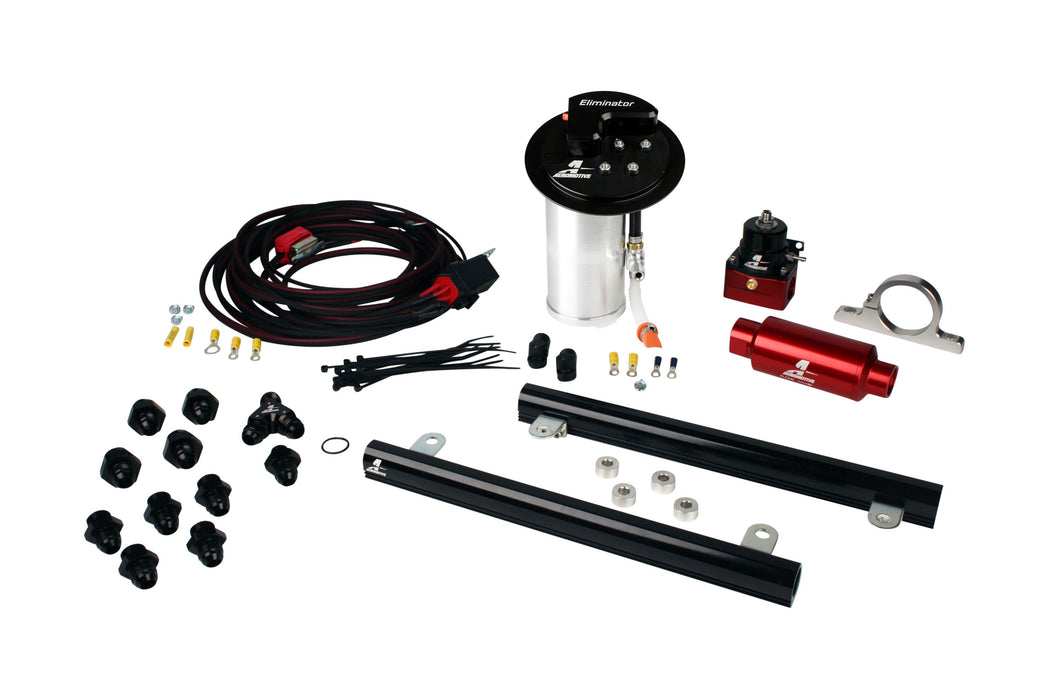 Aeromotive Fuel System 17346 10-17 Mustang GT Stealth Eliminator Racing System with 5.4L CJ Fuel Rails - Truck Part Superstore