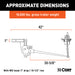 CURT 17352 CURT 17352 Deep Drop Trunnion Weight Distribution Hitch; Up to 10K; 2-Inch Shank - Truck Part Superstore