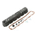 Omix 17401.21 Valve Cover; Aluminum; Black; w/Gasket; Hardware; 4.2L Logo; - Truck Part Superstore