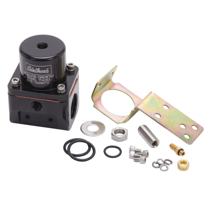 Edelbrock 174053 Edelbrock Carbureted Bypass Style Fuel Pressure Regulator; 180 GPH - Truck Part Superstore