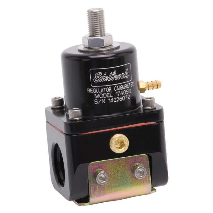 Edelbrock 174053 Edelbrock Carbureted Bypass Style Fuel Pressure Regulator; 180 GPH - Truck Part Superstore
