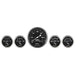 AutoMeter 1740 GAUGE KIT; 5 PC.; 3 3/8in./2 1/16in.; ELEC. SPEEDOMETER; OLD TYME BLACK - Truck Part Superstore