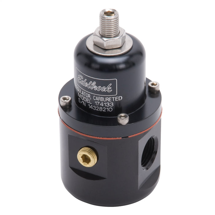 Edelbrock 174133 Edelbrock Carbureted Bypass Style Fuel Pressure Regulator; 160 GPH - Truck Part Superstore
