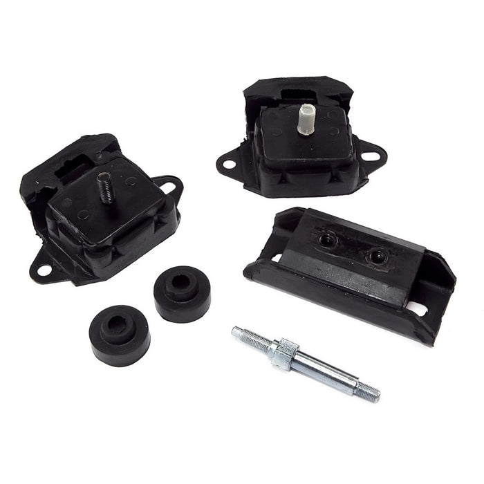 Omix 17474.03 Drivetrain Mount Kit; Incl. Engine Mounts/Transmission Mount/Hardware; - Truck Part Superstore