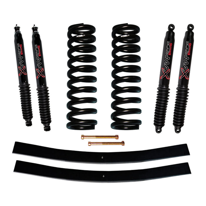 Skyjacker 174BK-B Bronco Suspension Lift Kit 78-79 Ford Bronco w/Shock Black MAX Shocks 4 Inch Lift Incl. Front Coil Springs Rear Add-A-Leafs Skyjacker - Truck Part Superstore