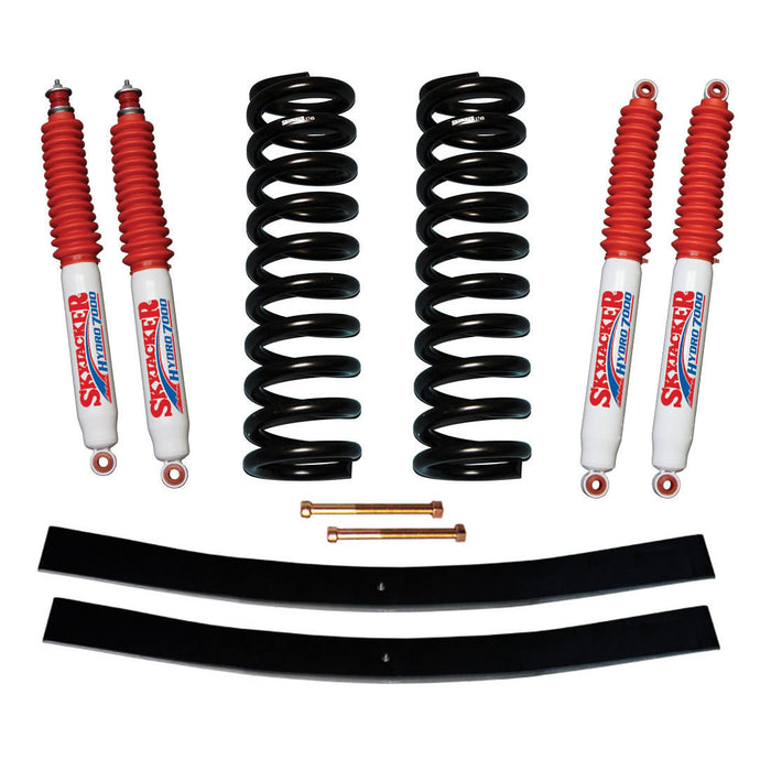Skyjacker 174BK-H Bronco Suspension Lift Kit 78-79 Ford Bronco w/Shock 4 Inch Lift Incl. Front Coil Springs Rear Add-A-Leafs Skyjacker - Truck Part Superstore