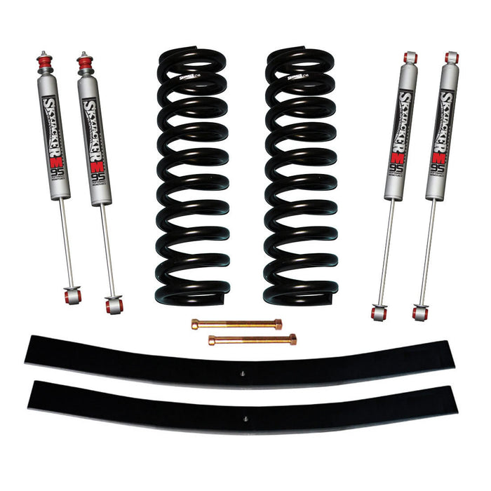Skyjacker 174BK-M Bronco Suspension Lift Kit 78-79 Ford Bronco w/Shock M95 Performance Shocks 4 Inch Lift Incl. Front Coil Springs Rear Add-A-Leafs Skyjacker - Truck Part Superstore