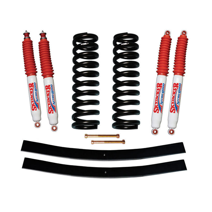 Skyjacker 174BK-N Bronco Suspension Lift Kit 78-79 Ford Bronco w/Shock Nitro Shocks 4 Inch Lift Incl. Front Coil Springs Rear Add-A-Leafs Skyjacker - Truck Part Superstore