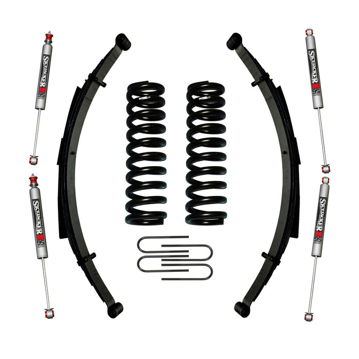 Skyjacker 174BKS-M Bronco Suspension Lift Kit 78-79 Ford Bronco w/Shock M95 Performance Shocks 4 Inch Lift Incl. Front/Rear Springs Rear U Bolt Kit Skyjacker - Truck Part Superstore