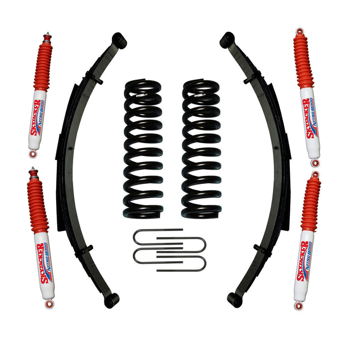 Skyjacker 174BKS-N Bronco Suspension Lift Kit 78-79 Ford Bronco w/Shock Nitro Shocks 4 Inch Lift Incl. Front/Rear Springs Rear U Bolt Kit Skyjacker - Truck Part Superstore