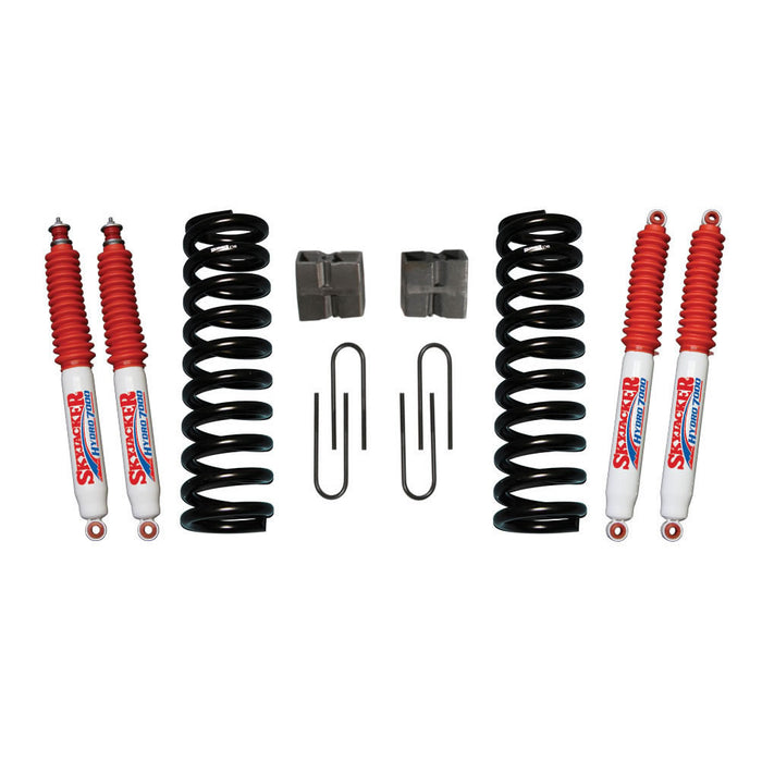 Skyjacker 174EBK-H Bronco Suspension Lift Kit 75-77 Bronco w/Shock 5 Inch Lift Incl. Front Coil Springs Rear U Bolt Kit Rear Block Skyjacker - Truck Part Superstore