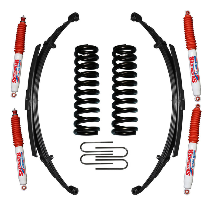 Skyjacker 174EBKS-N Bronco Suspension Lift Kit 75-77 Bronco w/Shock Nitro Shocks 5 Inch Lift Incl. Front/Rear Springs Rear U Bolt Kit Skyjacker - Truck Part Superstore