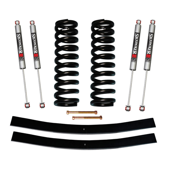 Skyjacker 174EPK-M F-100 Suspension Lift Kit 70-72 F-100 w/Shock M95 Performance Shocks 4 Inch Lift Incl. Front Coil Springs Rear Add-A-Leafs Skyjacker - Truck Part Superstore
