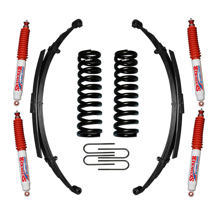Skyjacker 174PKS-H F-100/F-150 Suspension Lift Kit 73-75 F-100 77-79 F-150 w/Shock 4 Inch Lift Incl. Front/Rear Springs Rear U Bolt Kit Skyjacker - Truck Part Superstore
