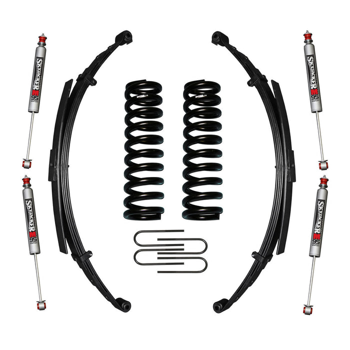 Skyjacker 174PKS-M F-100/F-150 Suspension Lift Kit 73-75 F-100 77-79 F-150 w/Shock M95 Performance Shocks 4 Inch Lift Incl. Front/Rear Springs Rear U Bolt Kit Skyjacker - Truck Part Superstore