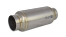 Vibrant Performance 17525 Titanium Resonator; 2.5 in. Inlet/Outlet x 12 in. Long; - Truck Part Superstore