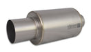 Vibrant Performance 17561 Titanium Muffler; 2.5 in. Inlet/Outlet; w/Straight Cut Natural Tip; - Truck Part Superstore