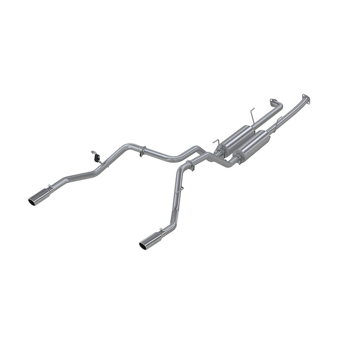 MBRP Exhaust S5302AL 2.5in. Cat-Back; Dual Split Rear Exit; Aluminized Steel. - Truck Part Superstore