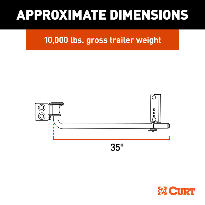 CURT 17600 TRUTRACK Weight Distribution Hitch - Truck Part Superstore