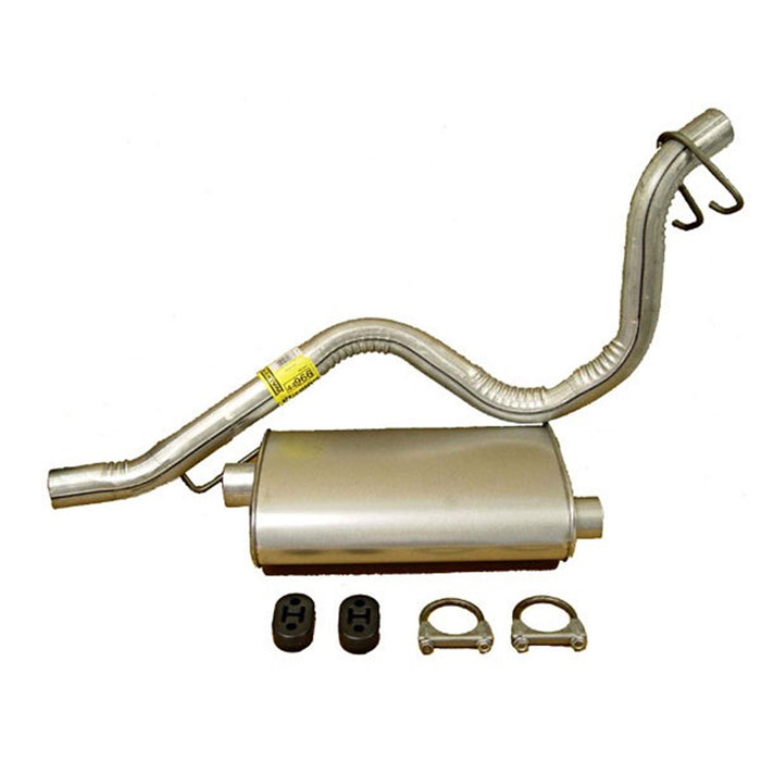 Omix 17606.02 Muffler And Tailpipe Kit; Incl. Clamps/Hangers; - Truck Part Superstore