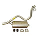 Omix 17606.02 Muffler And Tailpipe Kit; Incl. Clamps/Hangers; - Truck Part Superstore