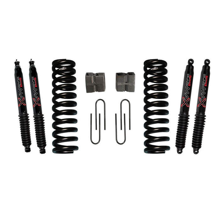 Skyjacker 176BK-B Bronco Suspension Lift Kit 78-79 Bronco w/Shock Black MAX Shocks 6 Inch Lift Incl. Front Coil Springs Rear U Bolt Kit Rear Blocks Skyjacker - Truck Part Superstore