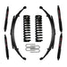 Skyjacker 176EBKS-B Bronco Suspension Lift Kit 75-79 Bronco w/Shock Black MAX Shocks 7 Inch Lift Incl. Coil Spring Leaf Spring U Bolt Kit Skyjacker - Truck Part Superstore