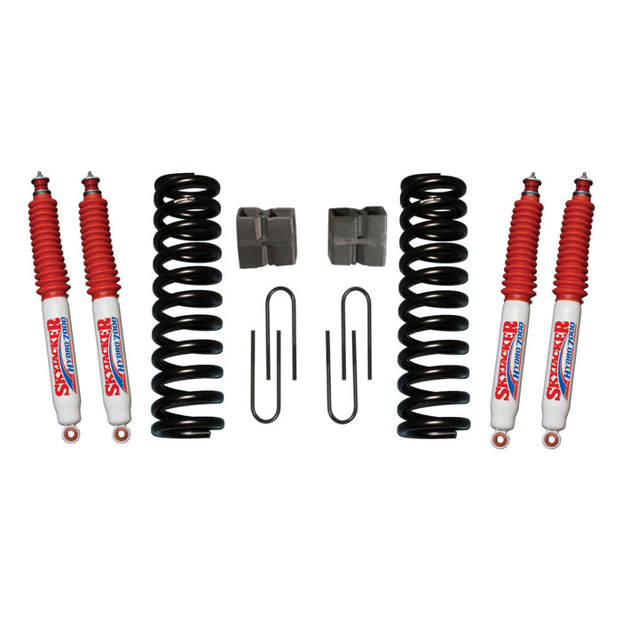 Skyjacker 176PK-H Suspension Lift Kit w/Shock 6 Inch Lift Incl. Front Coil Springs Rear U Bolt Kit Rear Block Skyjacker - Truck Part Superstore