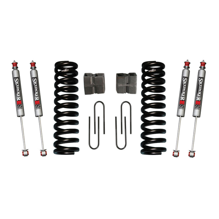 Skyjacker 176PK-M Suspension Lift Kit w/Shock M95 Performance Shocks 6 Inch Lift Incl. Front Coil Springs Rear U Bolt Kit Rear Block Skyjacker - Truck Part Superstore