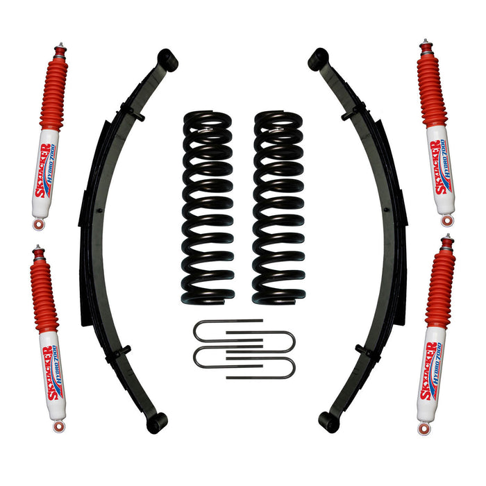 Skyjacker 176PKS-H Suspension Lift Kit w/Shock 6 Inch Lift Incl. Front/Rear Springs Rear U Bolt Kit Skyjacker - Truck Part Superstore