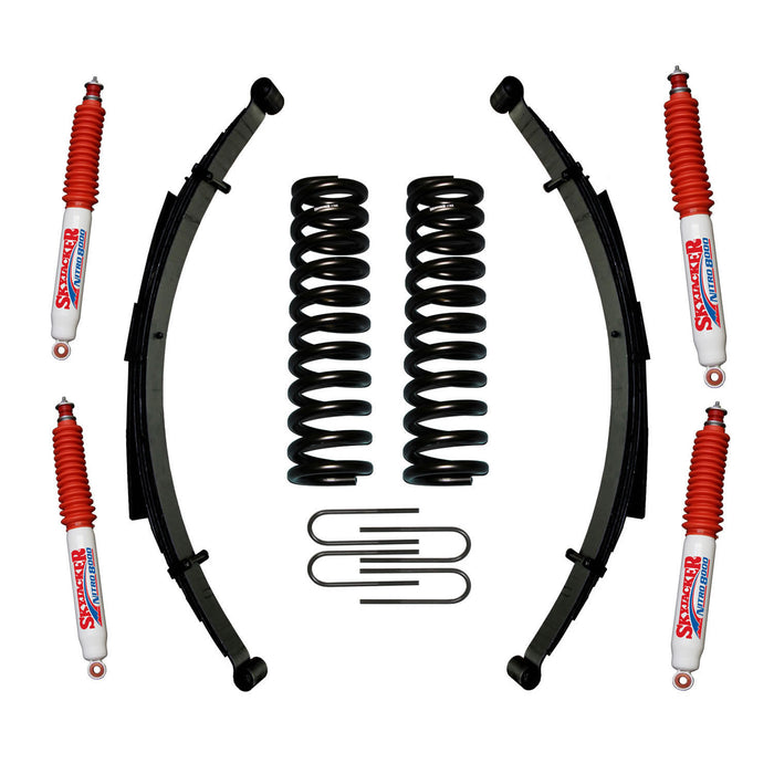 Skyjacker 176PKS-N Suspension Lift Kit w/Shock Nitro Shocks 6 Inch Lift Incl. Front/Rear Springs Rear U Bolt Kit Skyjacker - Truck Part Superstore