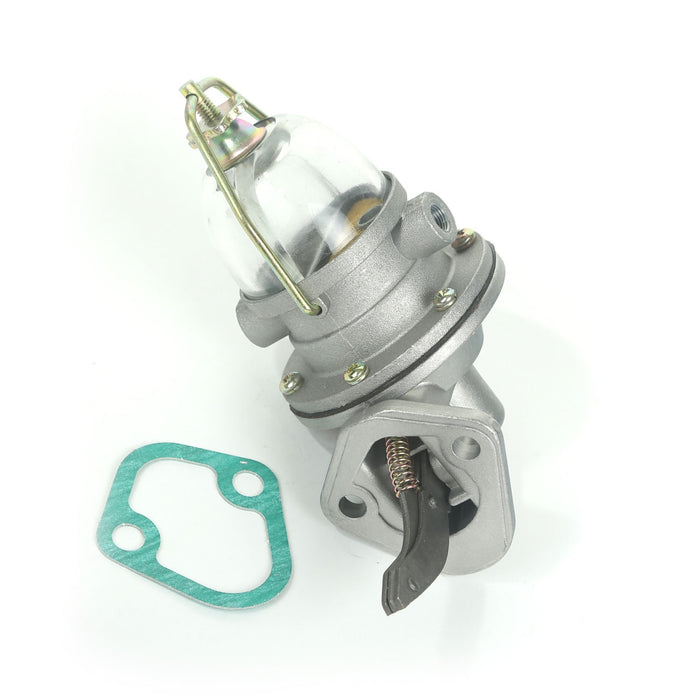 Omix 17709.01 Fuel Pump Mechanical; Glass Bowl; w/o Vacuum Wipers; - Truck Part Superstore