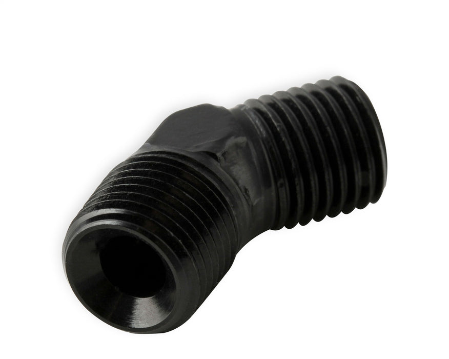 NOS/Nitrous Oxide System 17715NOS Pipe Fitting Flare Jet; -3AN - 1/8 in. NPT; 45 deg.; Black; - Truck Part Superstore